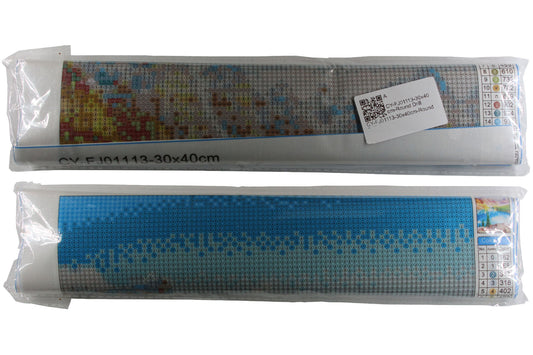 Bergsee vor Gebirgszug Diamond Painting 25 Farben 30 x 40cm CY-FJ01113