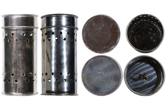 Stainless steel sulfur box with 10 sulfur strips