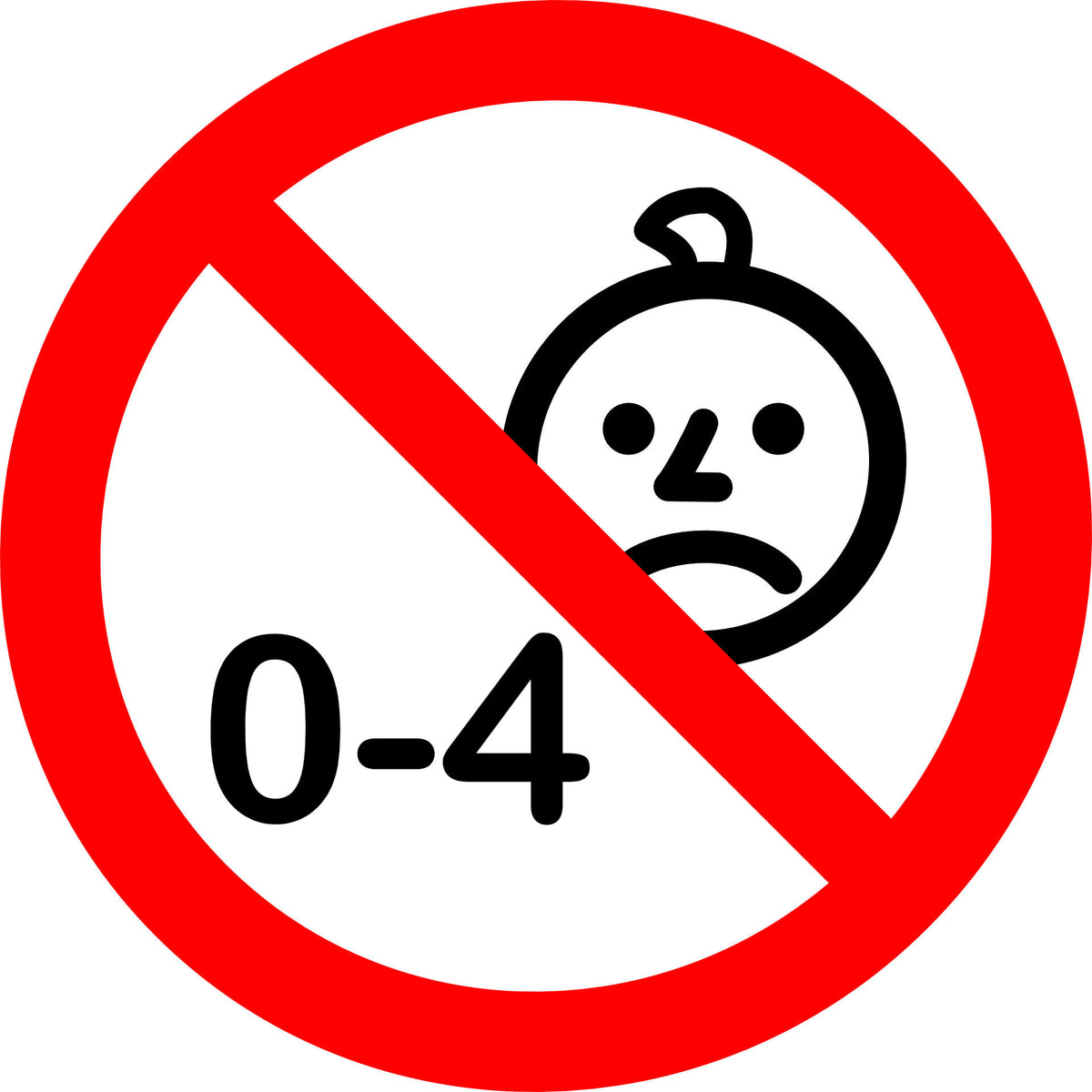 Nicht für Kinder unter 4 Jahre geeignet