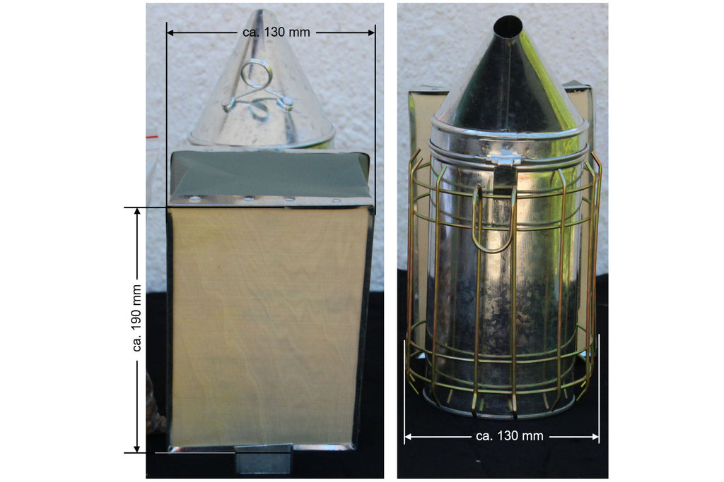 Imker Smoker Set inkl. Rauchmittel Bienenbesen Stockmeißel gerade