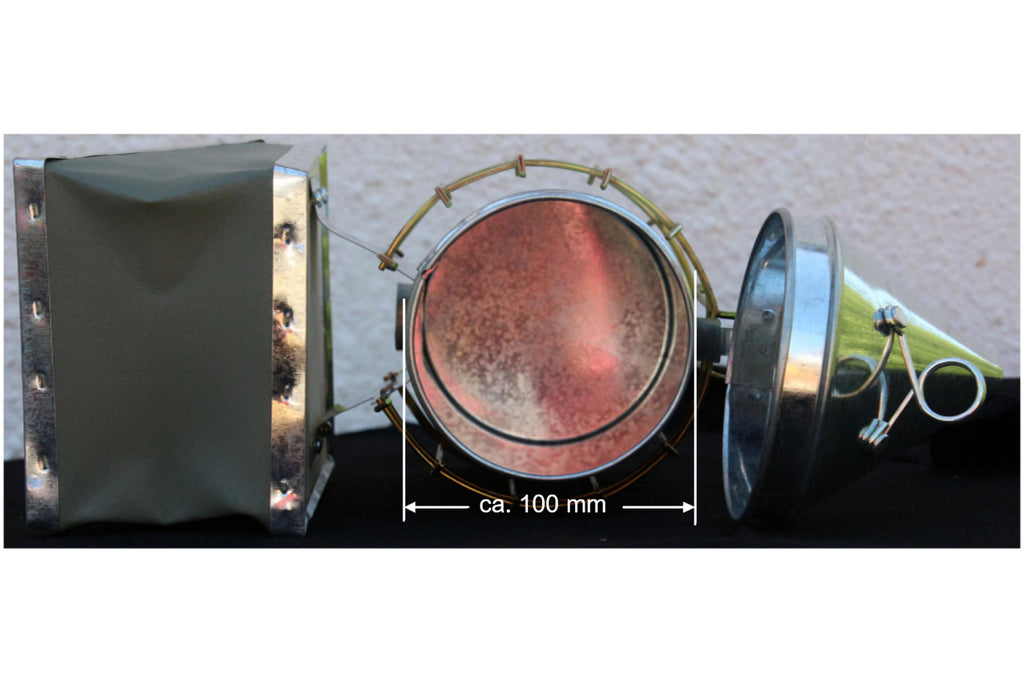 Imker Smoker Set inkl. Rauchmittel Bienenbesen Stockmeißel gerade