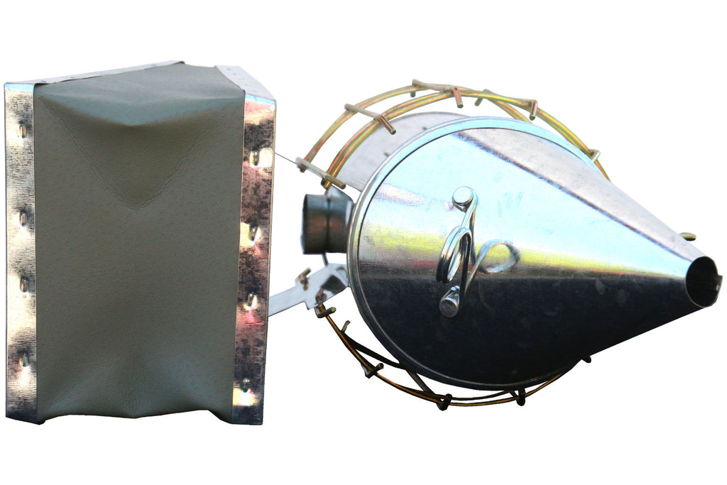 Imker Smoker Set inkl. Rauchmittel Bienenbesen Stockmeißel gerade