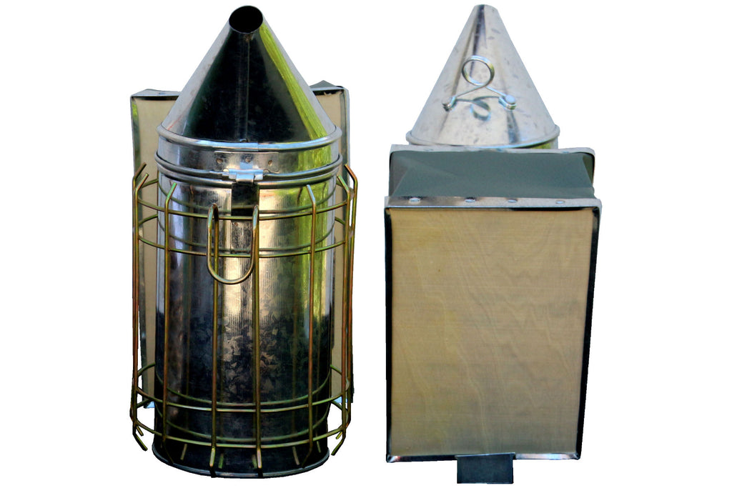 Imker Smoker Set inkl. Rauchmittel Bienenbesen Stockmeißel gerade