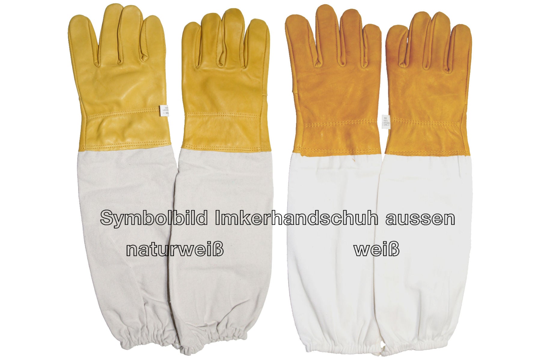 Imker Starter Set weiß 5 Teile Imkerhut Besen Edelstahl-Smoker Stockmeißel Handschuhe