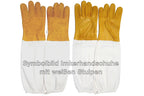 Imkerjacke mit abnehmbaren Schleier in Universalgröße und imprägnierte Imkerhandschuhe im Set