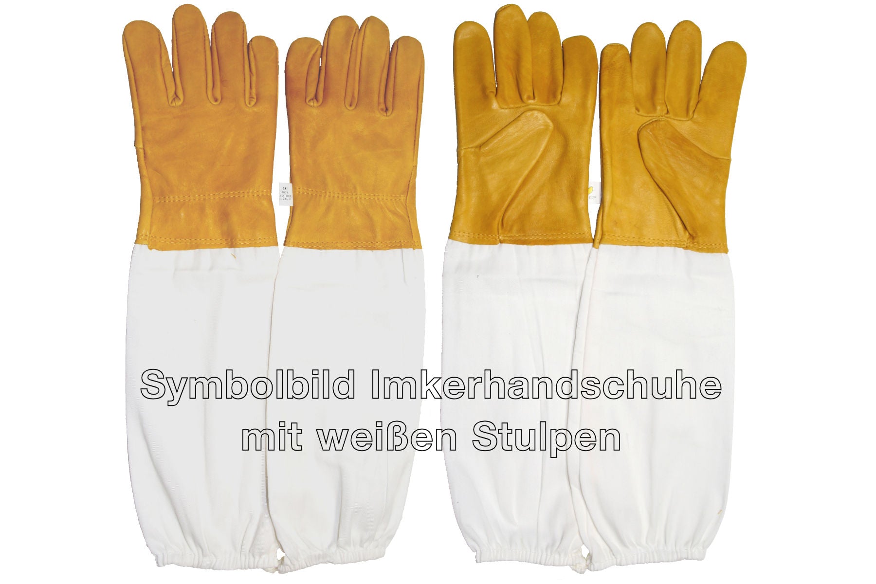 Imkerjacke mit abnehmbaren Schleier in Universalgröße und imprägnierte Imkerhandschuhe im Set