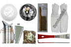 Imker Starter Set 5-teilig Imkerhut Imkerwerkzeug Imkerhandschuhe Größe L