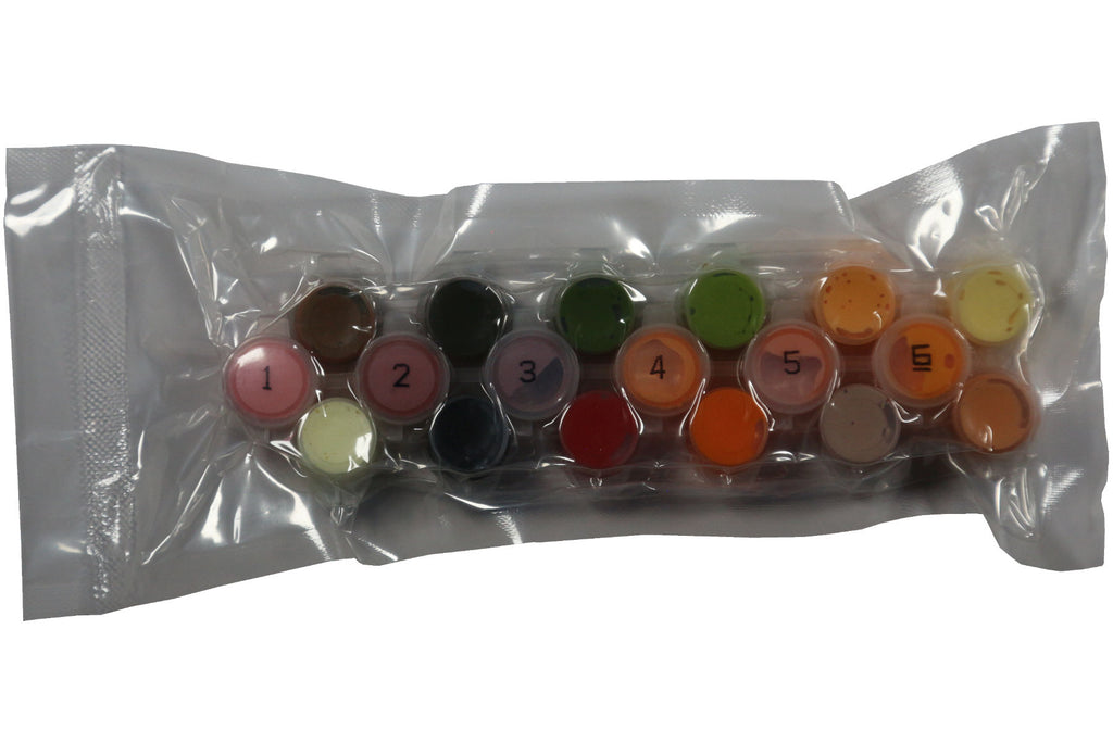 Meeresbucht im Sonnenuntergang Malen nach Zahlen 18 Acrylfarben 298x398 mm A56