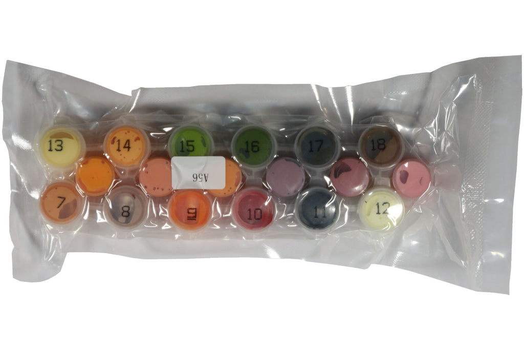 Meeresbucht im Sonnenuntergang Malen nach Zahlen 18 Acrylfarben 298x398 mm A56