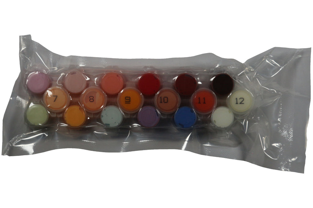 Sandstrand im Sonnenuntergang Malen nach Zahlen 18 Acrylfarben 298x398 mm A58