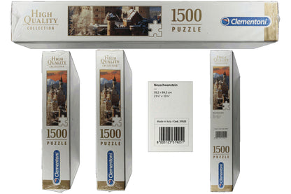 Schloß Neuschwanstein im Winter Puzzle 1500 Teile Clementoni 59x84 cm 31925