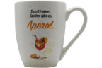 Jumbo-Tasse „Durchhalten. Später gibt es Aperol" – 300 ml Porzellan