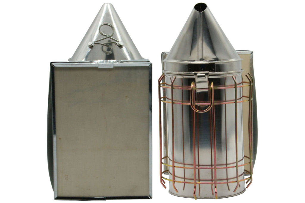 Edelstahl Smoker mit 500g Rauchmittel Rauchbläser