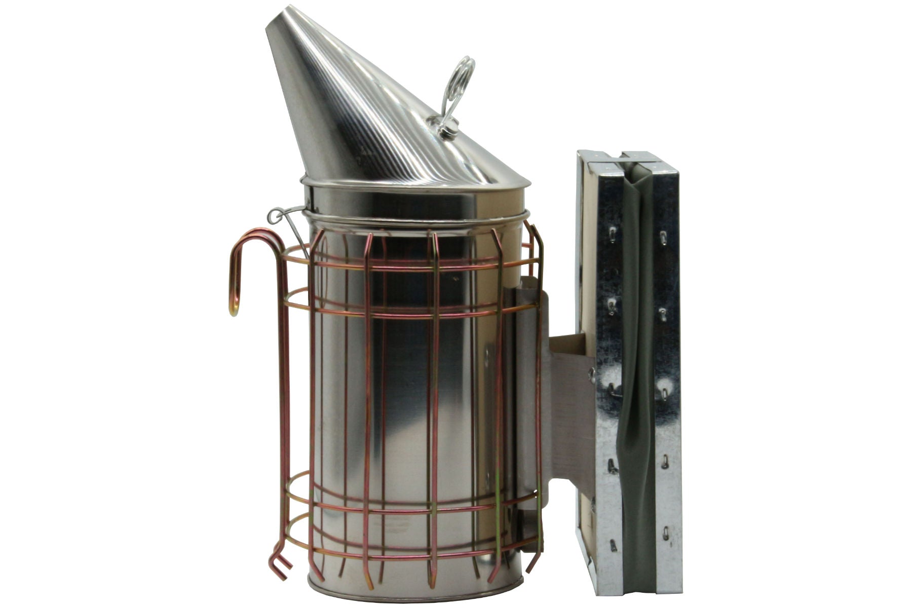 Edelstahl Smoker mit 500g Rauchmittel Rauchbläser