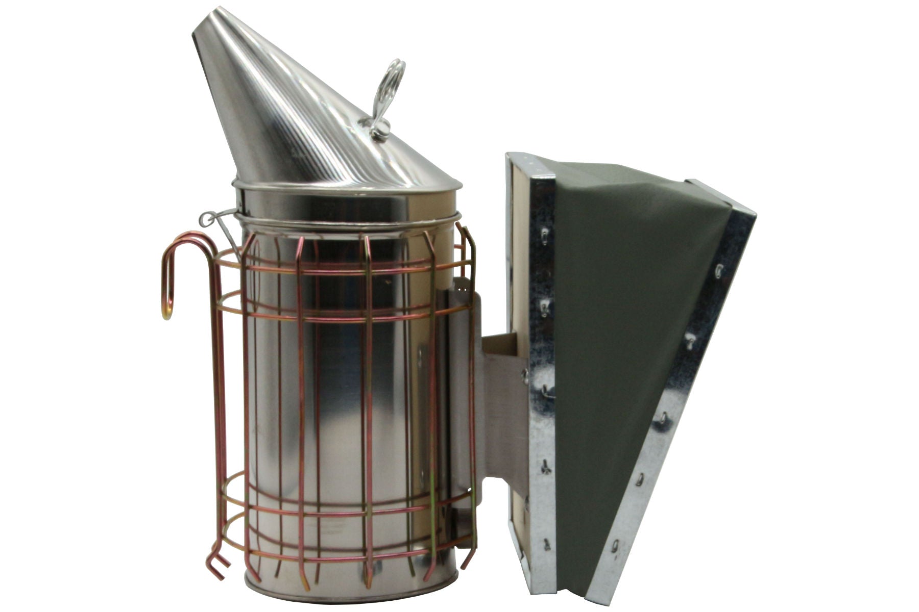 Edelstahl Smoker mit 500g Rauchmittel Rauchbläser