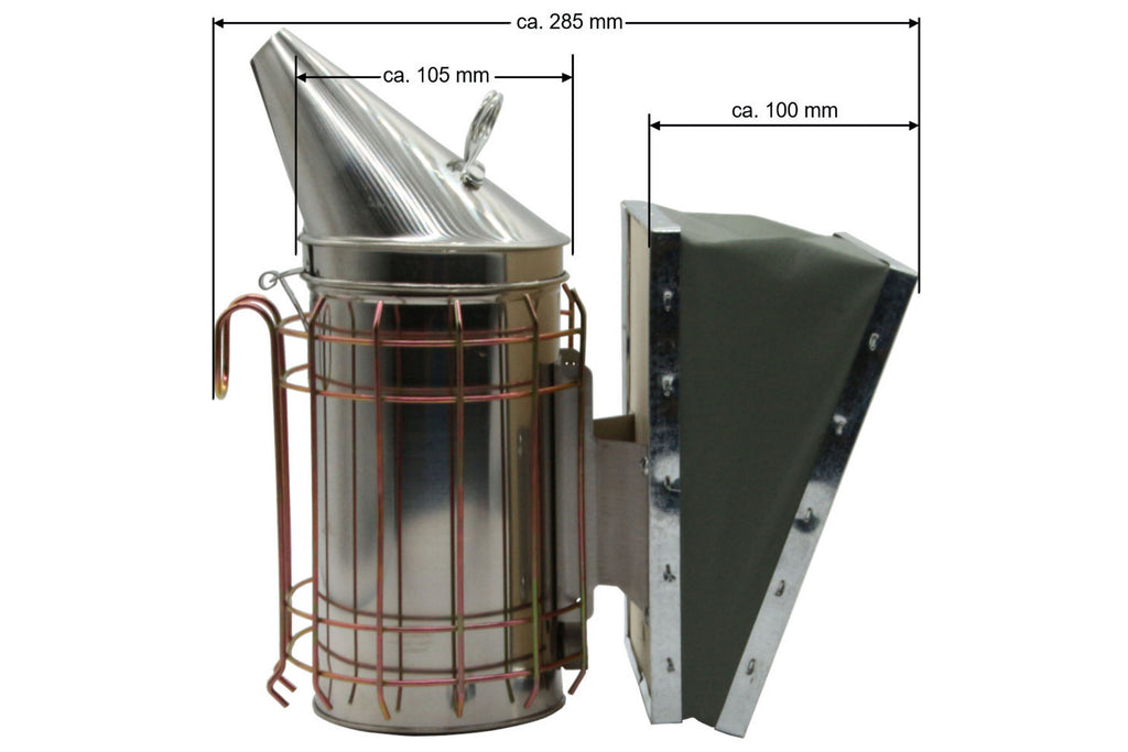 Edelstahl Smoker mit 500g Rauchmittel Rauchbläser