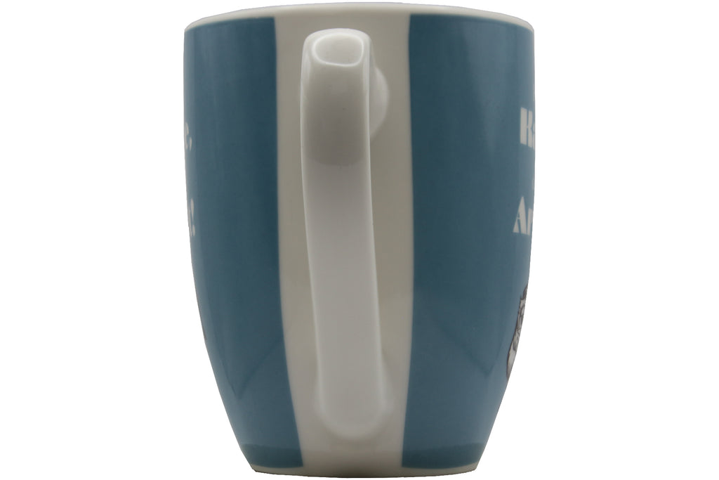 Lustige  Jumbo-Tasse „Erst der Kaffee, dann die Arbeit" – 300 ml Porzellan