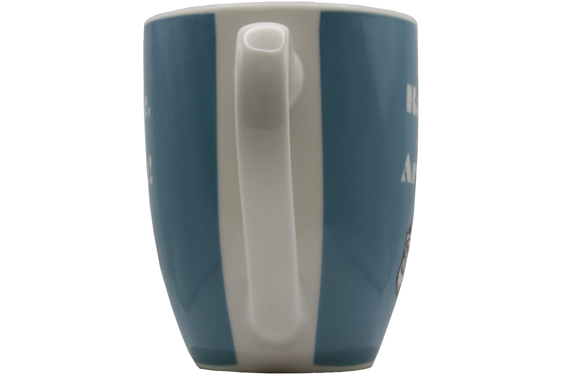 Lustige  Jumbo-Tasse „Erst der Kaffee, dann die Arbeit" – 300 ml Porzellan