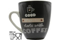 Jumbo Tasse „Good Morning starts with Coffee" – 880 ml Keramik