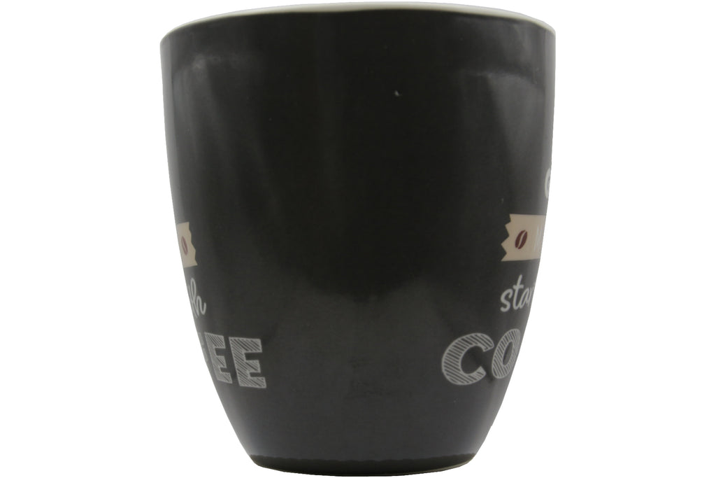 Jumbo Tasse „Good Morning starts with Coffee" – 880 ml Keramik