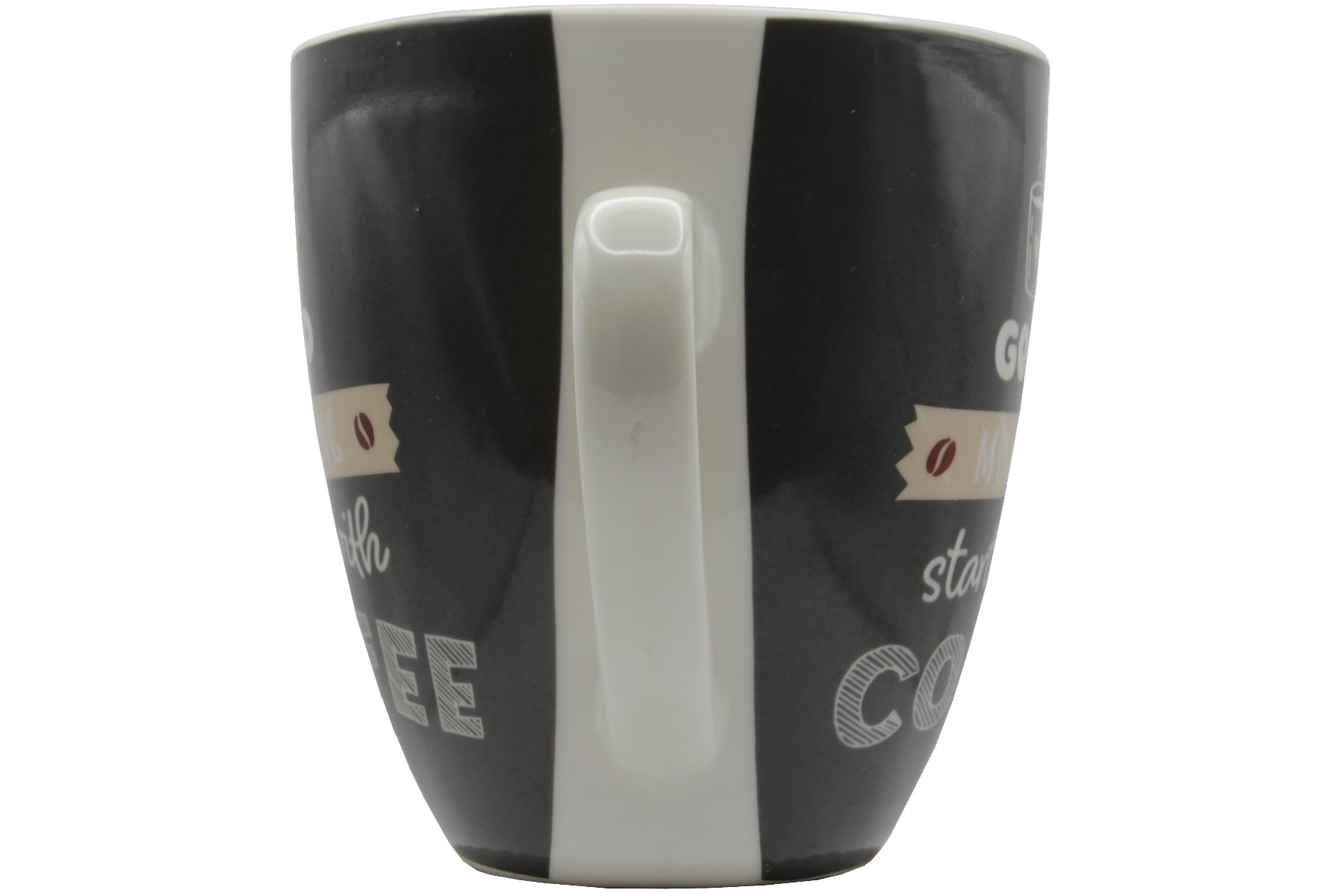 Jumbo Tasse „Good Morning starts with Coffee" – 880 ml Keramik