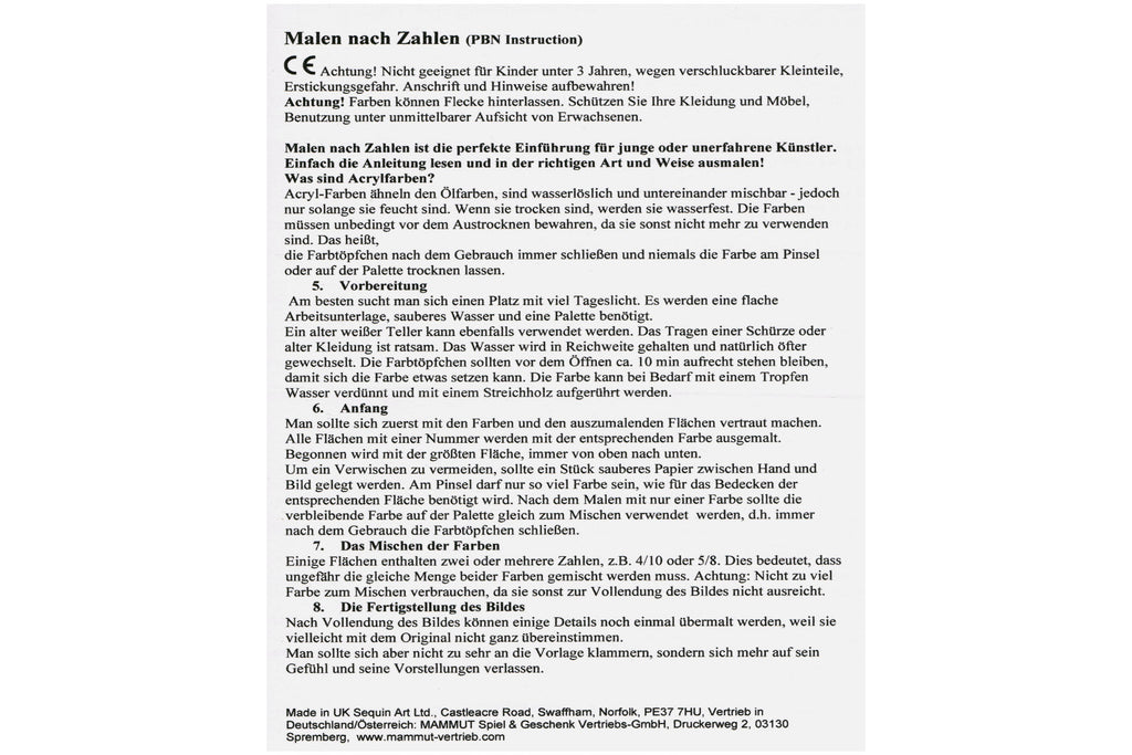 Hunde mit Welpen 2er-Set Sequin Art 0214 Malen nach Zahlen ab 8 Jahre 224x303 mm