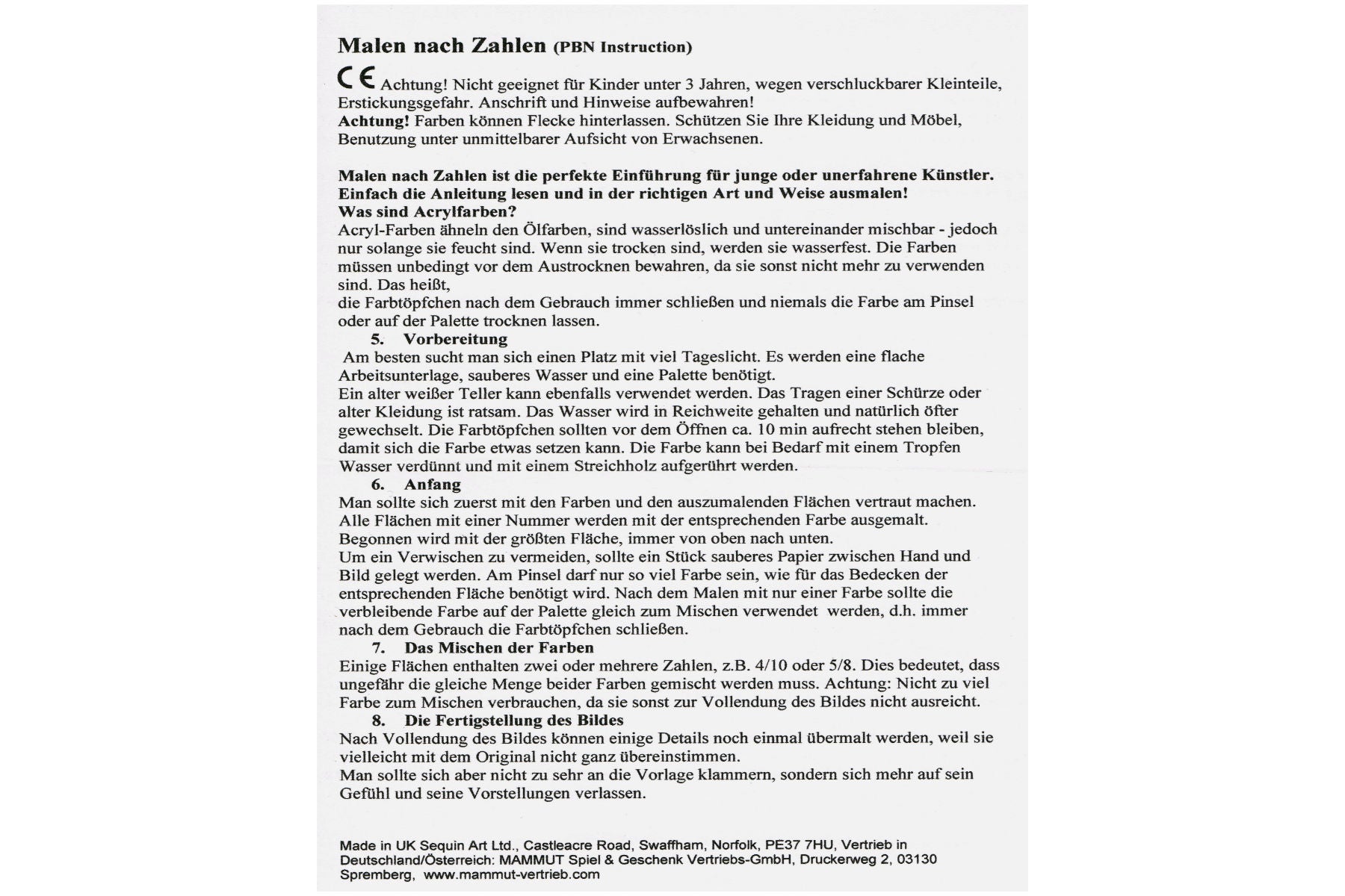 Hunde mit Welpen 2er-Set Sequin Art 0214 Malen nach Zahlen ab 8 Jahre 224x303 mm