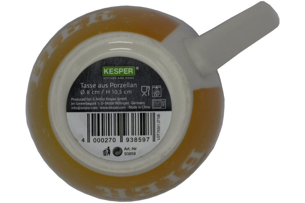 Jumbo-Tasse „Ich wünschte das wäre ein BIER" – 300 ml Porzellan