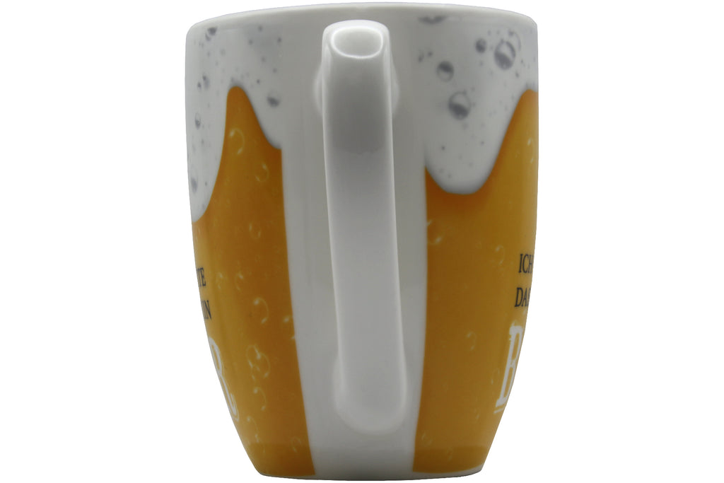 Jumbo-Tasse „Ich wünschte das wäre ein BIER" – 300 ml Porzellan
