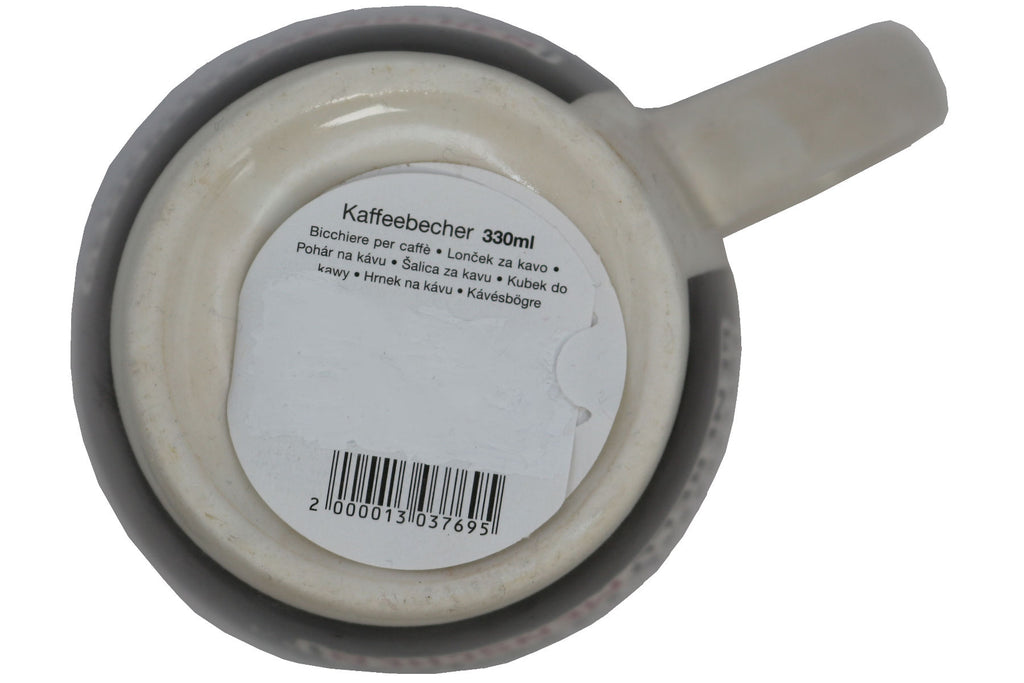 Jumbo Tasse XL 330 ml schwarz mit blauer Katze "ICH MÖCHTE EINMAL OHNE IDIOTEN ARBEITEN!"