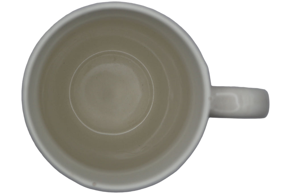 Jumbo Tasse XL 330 ml schwarz mit blauer Katze "ICH MÖCHTE EINMAL OHNE IDIOTEN ARBEITEN!"