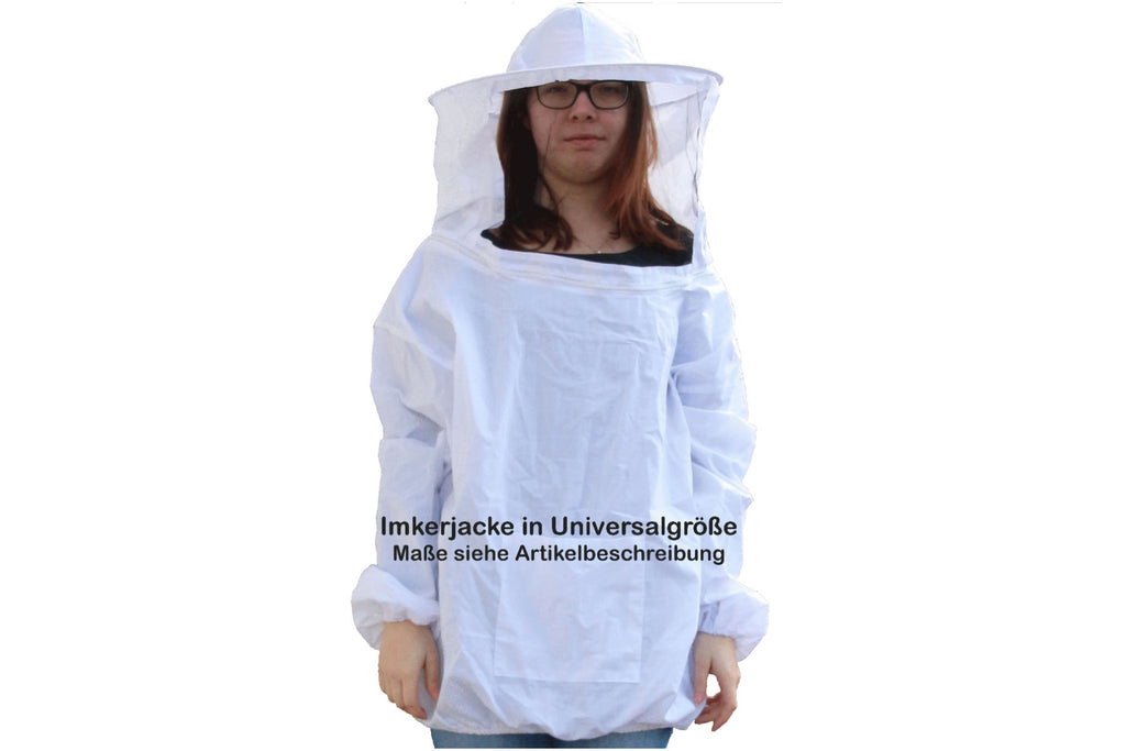 Imkerjacke mit abnehmbaren Schleier in Universalgröße
