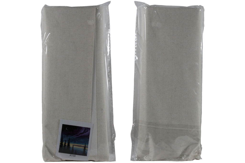 Nachtbild mit Wald Malen nach Zahlen 22 Acrylfarben 30x40 cm JK168