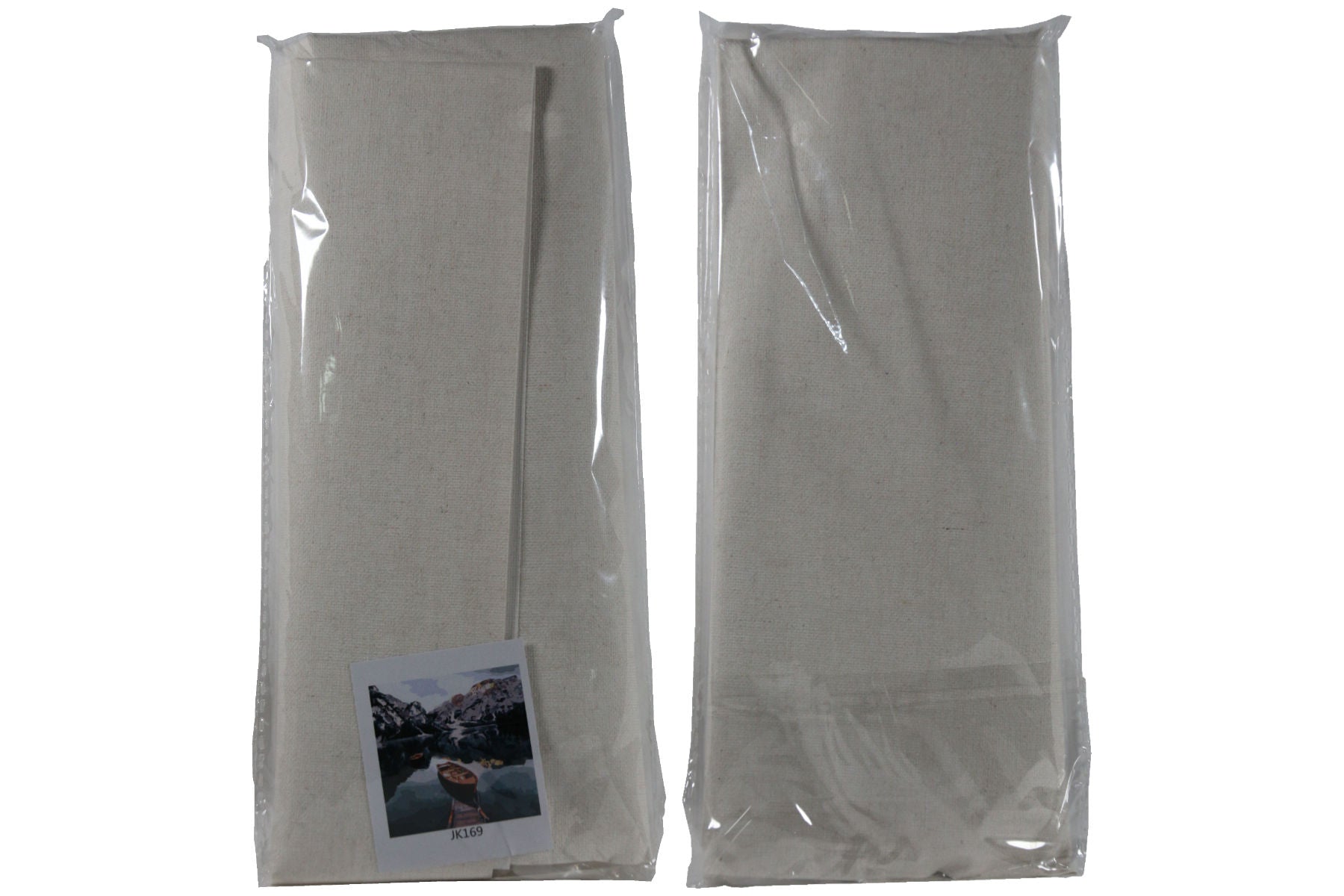 Bergsee mit Boot im Gebirge Malen nach Zahlen 22 Acrylfarben 30x40 cm JK169