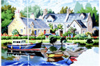 Boote am See KSG 0130 Malen nach Zahlen ab 10 Jahre 12 Farben 382 x 292 cm