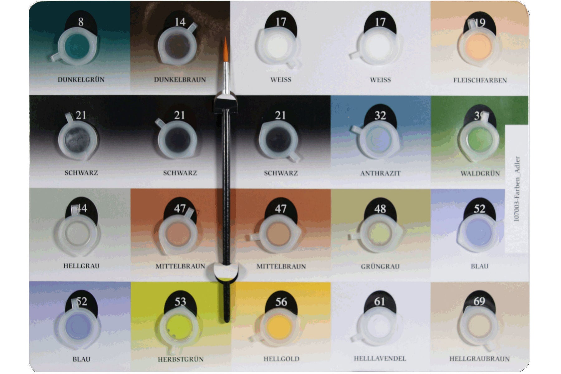 Adler Weißkopfadler Mammut Artists Collection Malen nach Zahlen 228x305 mm Tiere