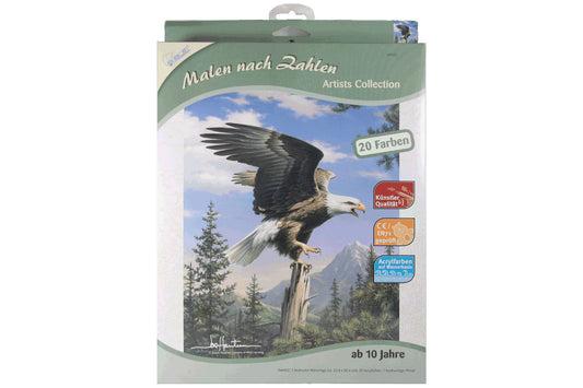 Adler Weißkopfadler Mammut Artists Collection Malen nach Zahlen 228x305 mm Tiere