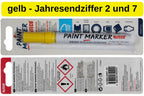 Markierungsstift für Bienenkönigin in Jahresfarbe