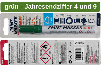 Markierungsstift für Bienenkönigin in Jahresfarbe Zeichenstift Marker Stift