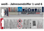 Zeichenrohr zum Markieren der Bienenkönigin mit Markierungsstift weiß 2026