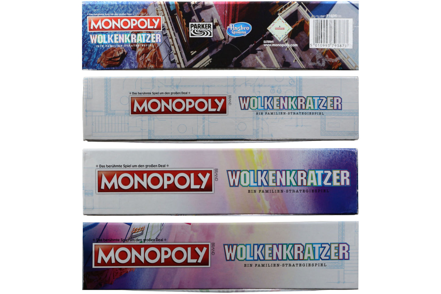 Monopoly Wolkenkratzer - Ein Familien-Strategiespiel ab 8 Jahre für 2 - 4 Spieler