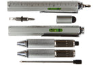 Balvi Multifunktionsstift The Architect Aluminium silber 5 in 1