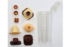 Nicot System Set 81 parts 50 queen bowls with larval spoon for breeding queens 