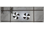 Honey stirrer stirring propeller made of stainless steel with 2 adjustable propellers to stir honey creamy 