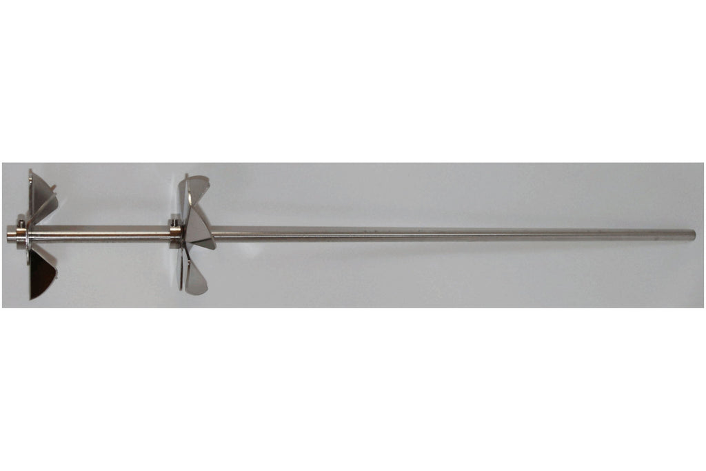 Honey stirrer stirring propeller made of stainless steel with 2 adjustable propellers to stir honey creamy 
