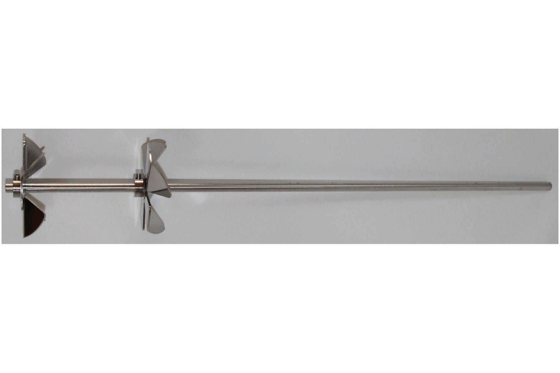 Honey stirrer stirring propeller made of stainless steel with 2 adjustable propellers to stir honey creamy 