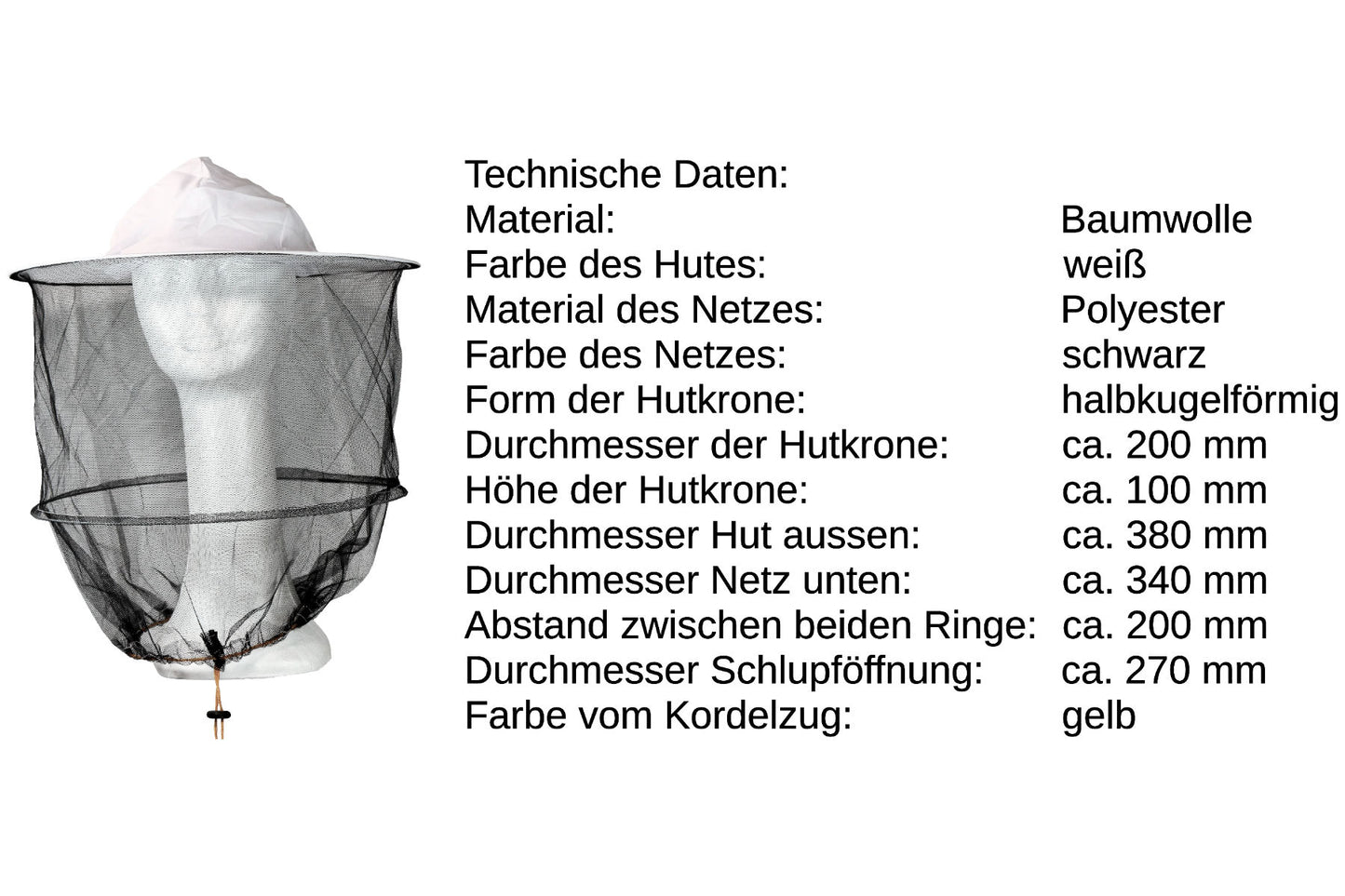 Imker Starter Set weiß 5 Teile Imkerhut Besen Smoker Stockmeißel Handschuhe