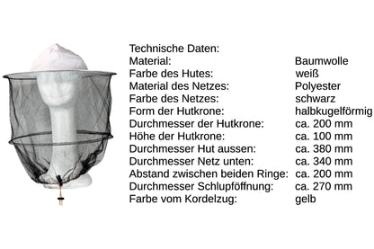Imker Starter Set weiß 5 Teile Imkerhut Besen Smoker Stockmeißel Handschuhe