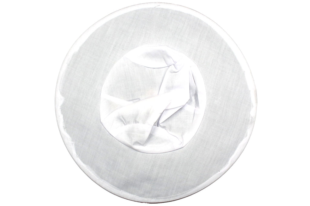 Imker Starter Set weiß 5 Teile Imkerhut Besen Edelstahl-Smoker Stockmeißel Handschuhe