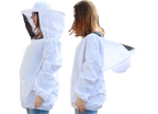 Imkerjacke mit abnehmbaren Schleier in Universalgröße und imprägnierte Imkerhandschuhe im Set